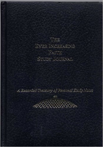 The Ever Increasing Faith Study Journal Leather Bound - Frederick K C Price
